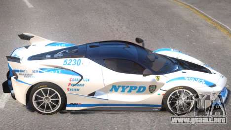 Ferrari FXX-K Police para GTA 4