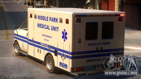 Ambulance Middle Park Medical Unit para GTA 4