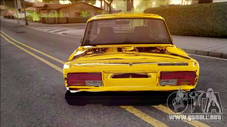 VAZ-2107 de Oro Chrome Bakú para GTA San Andreas