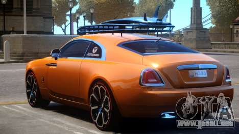 2014 Jon Olsson Rolls Royce Wraith para GTA 4