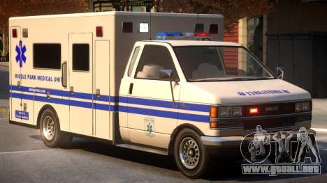 Ambulance Middle Park Medical Unit para GTA 4
