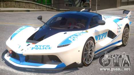 Ferrari FXX-K Police para GTA 4