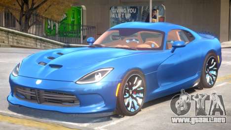 Dodge Viper SRT R1 para GTA 4