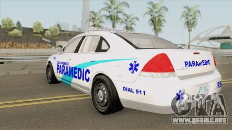 Chevrolet Impala 2012 (San Andreas Ambulance) para GTA San Andreas