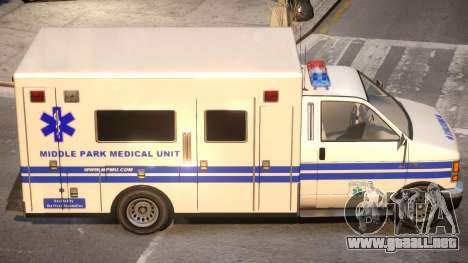 Ambulance Middle Park Medical Unit para GTA 4