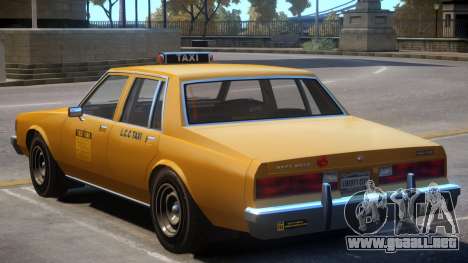 Chevrolet Caprice Taxicar para GTA 4