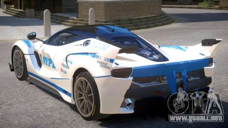 Ferrari FXX-K Police para GTA 4