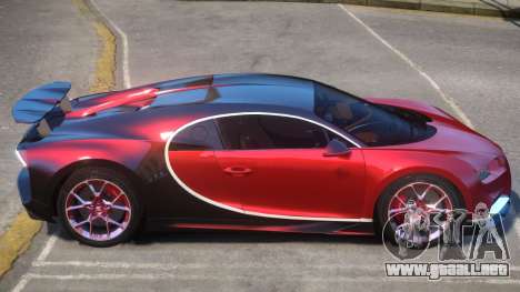 2017 Bugatti Chiron wheel red para GTA 4