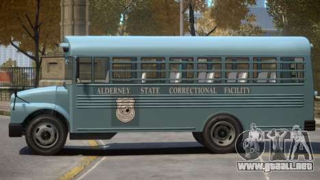Vapid Prison Bus (Improved) V1.1 para GTA 4