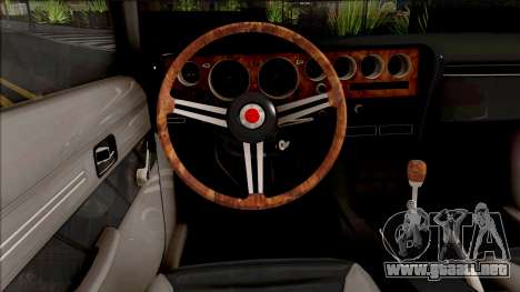 Nissan Skyline GT-R KPGC110 Police Japan para GTA San Andreas