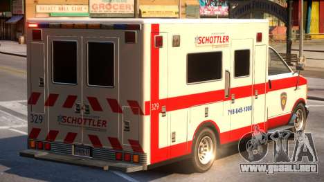 Schottler Ambulance Service para GTA 4