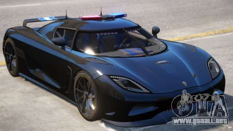 Koenigsegg Agera Police V1 para GTA 4