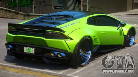 Lamborghini Libertywalk Green para GTA 4