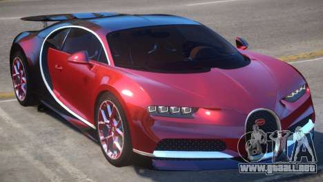 2017 Bugatti Chiron wheel red para GTA 4