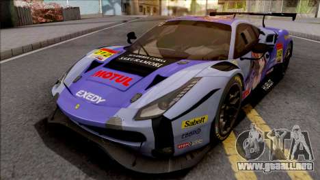 Ferrari 488 GTE Evo 2018 (AF Corse) PJ Preset 3 para GTA San Andreas