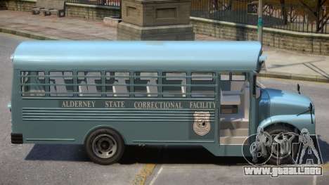 Vapid Prison Bus (Improved) V1.1 para GTA 4