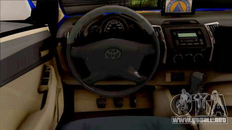 Toyota Fortuner Civilna Zastita para GTA San Andreas