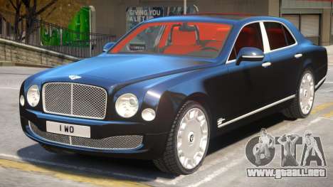 Bentley Mulsanne V1.1 para GTA 4