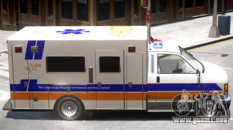Ambulance Holland Hospital para GTA 4