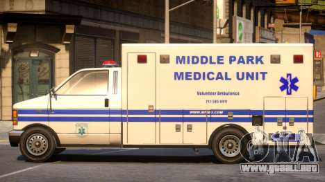 Ambulance Middle Park Medical Unit para GTA 4