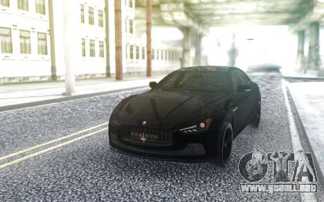 Maserati Ghibli S 2014 para GTA San Andreas
