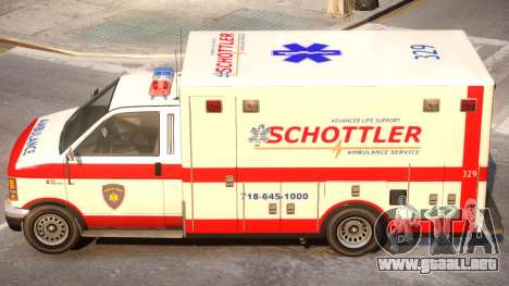 Schottler Ambulance Service para GTA 4