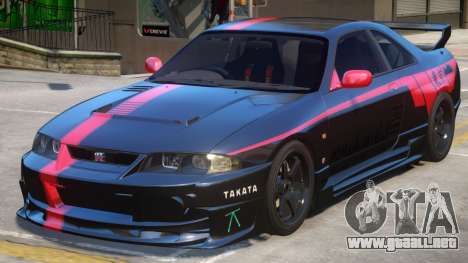 Nissan Skyline GTR PJ2 para GTA 4