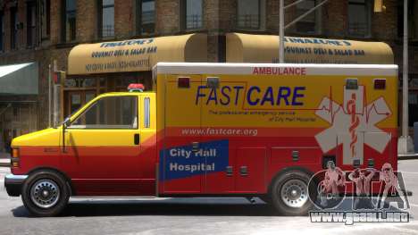 Ambulance City Hall Hospital FastCare para GTA 4