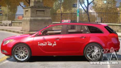 Opel Insignia Syrian Police para GTA 4