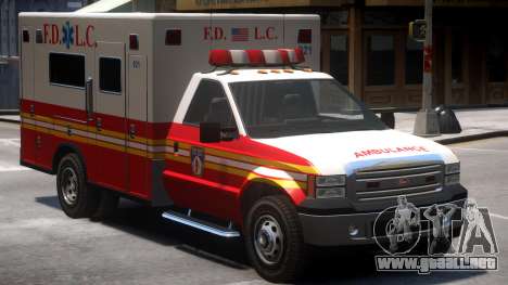 Vapid Sadler Ambulance V2 para GTA 4