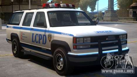 Declasse Granger Police V2 para GTA 4