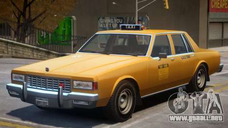 Chevrolet Caprice Taxicar para GTA 4