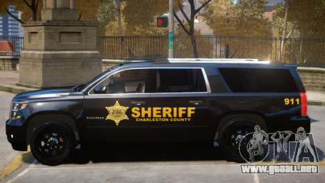 Chevrolet Suburban Police para GTA 4
