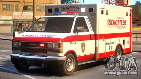 Schottler Ambulance Service para GTA 4