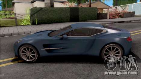 Aston Martin One-77 2012 para GTA San Andreas