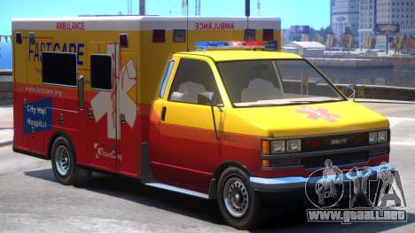 Ambulance City Hall Hospital FastCare para GTA 4