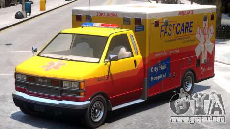 Ambulance City Hall Hospital FastCare para GTA 4