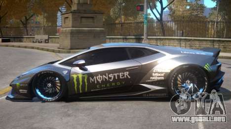 Lamborghini Huracan PJ Monster para GTA 4