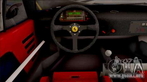 Ferrari F40 LM 1989 para GTA San Andreas