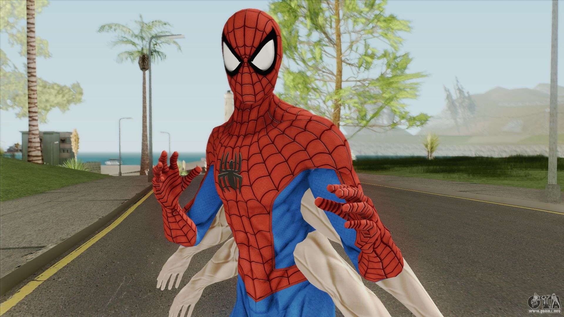 Гта сан мод на человека паука. GTA San Andreas Spiderman. GTA человек-паук. ГТА человек паук. GTA sa человек паук.