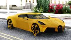 Bugatti La Voiture Noire 2019 Yellow Coupe para GTA San Andreas