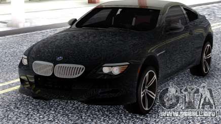 BMW M6 E63 2010 Black para GTA San Andreas