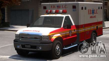 Vapid Sadler Ambulance V2 para GTA 4