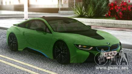 BMW I8 2018 Green para GTA San Andreas