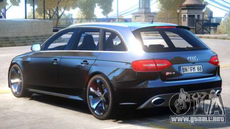 Audi RS4 Avant Sky para GTA 4