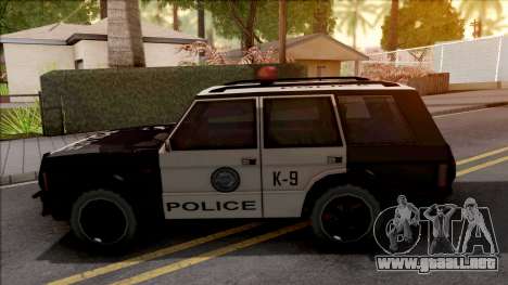 Todoterreno De La Policia para GTA San Andreas
