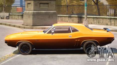 1971 Challenger V1 para GTA 4