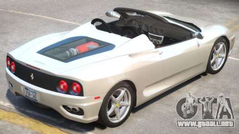 Ferrari 360 Rodster para GTA 4