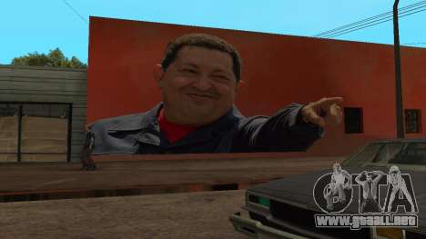 Hugo Chavez Wall para GTA San Andreas