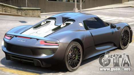 Porsche 918 Spyder V1 para GTA 4